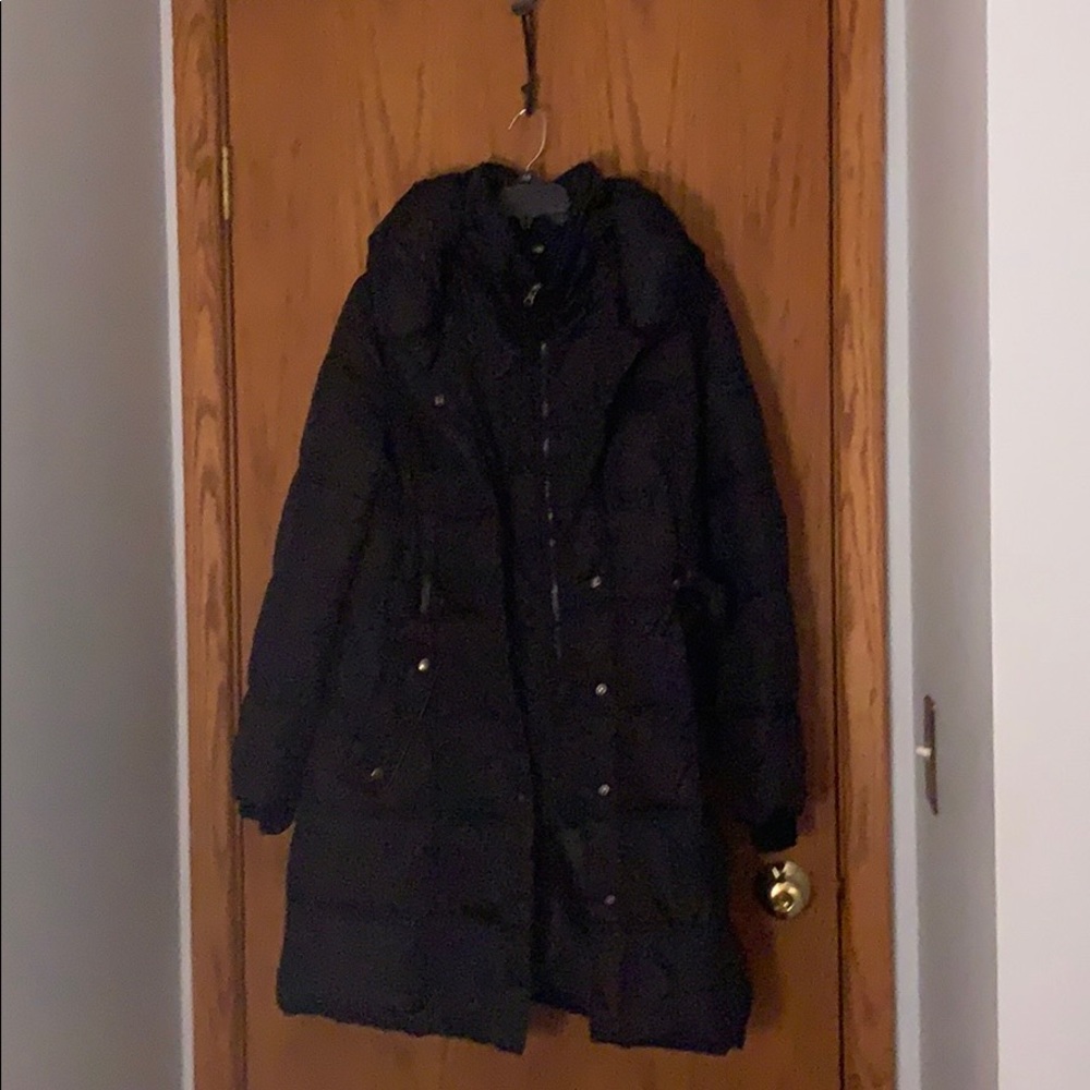 Black ANA Puffer Winter Jacket